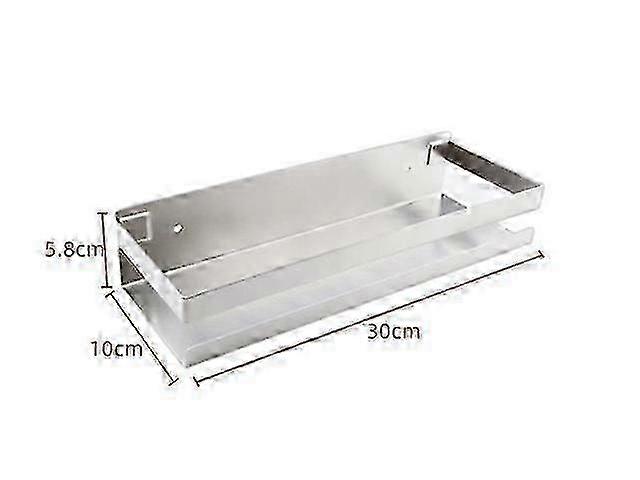 Modern Matte Black Bathroom Corner Shelf 20-40cm Shower Storage Rack