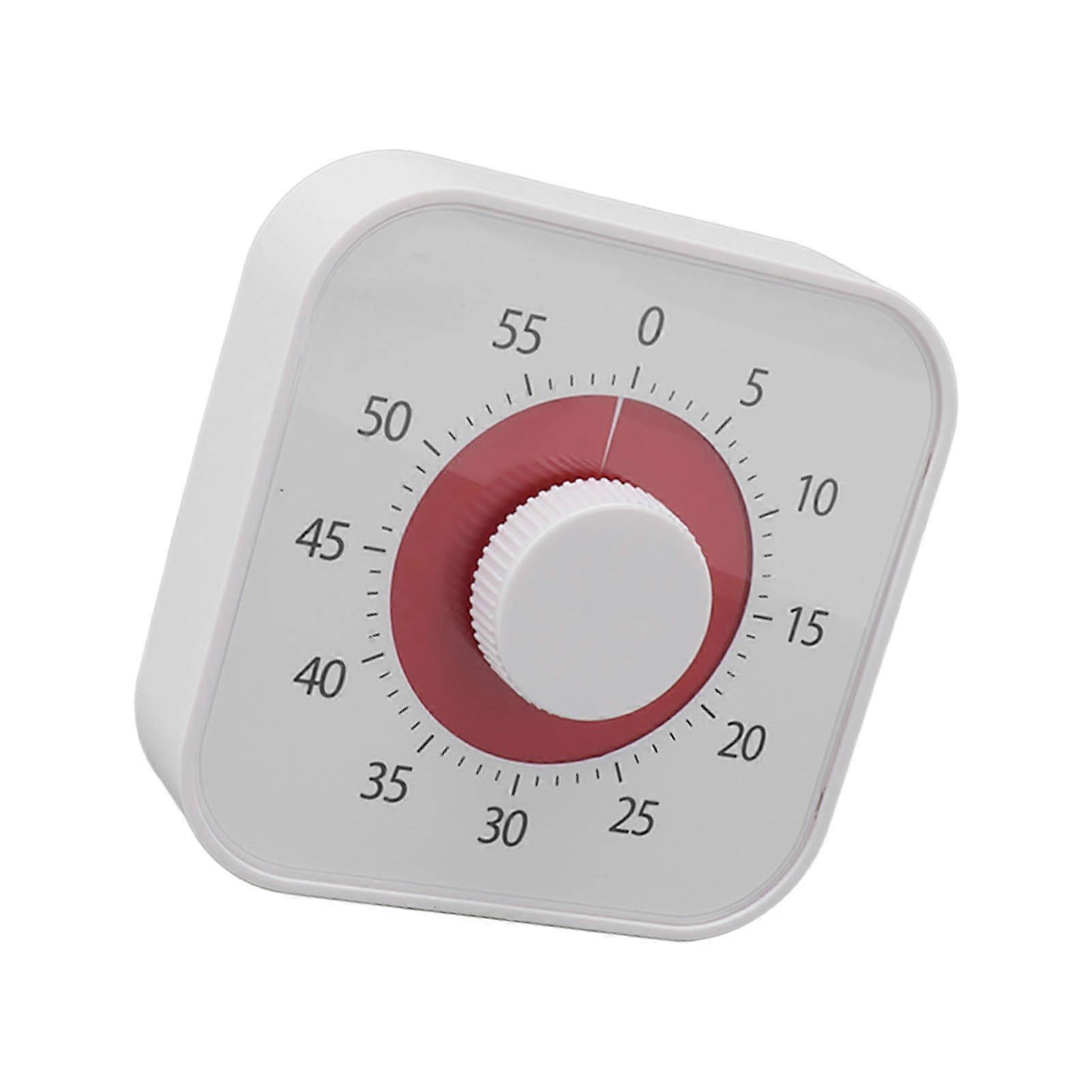 60mins Visual Timer Silent Countdow 60 Minute Kids Children Visual Timer for Kitchen Cooking Timing 