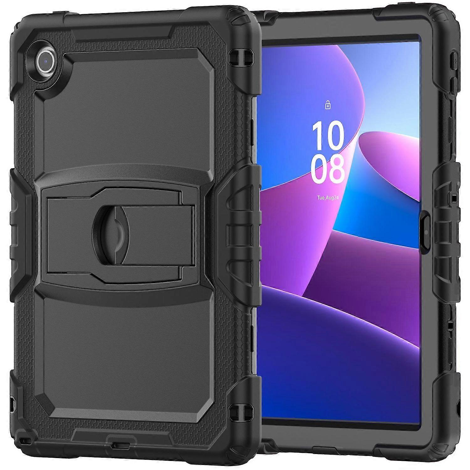 For Lenovo Tab M10 4th Gen / Tab 10.1 2025 Hybrid Case Holder Strap