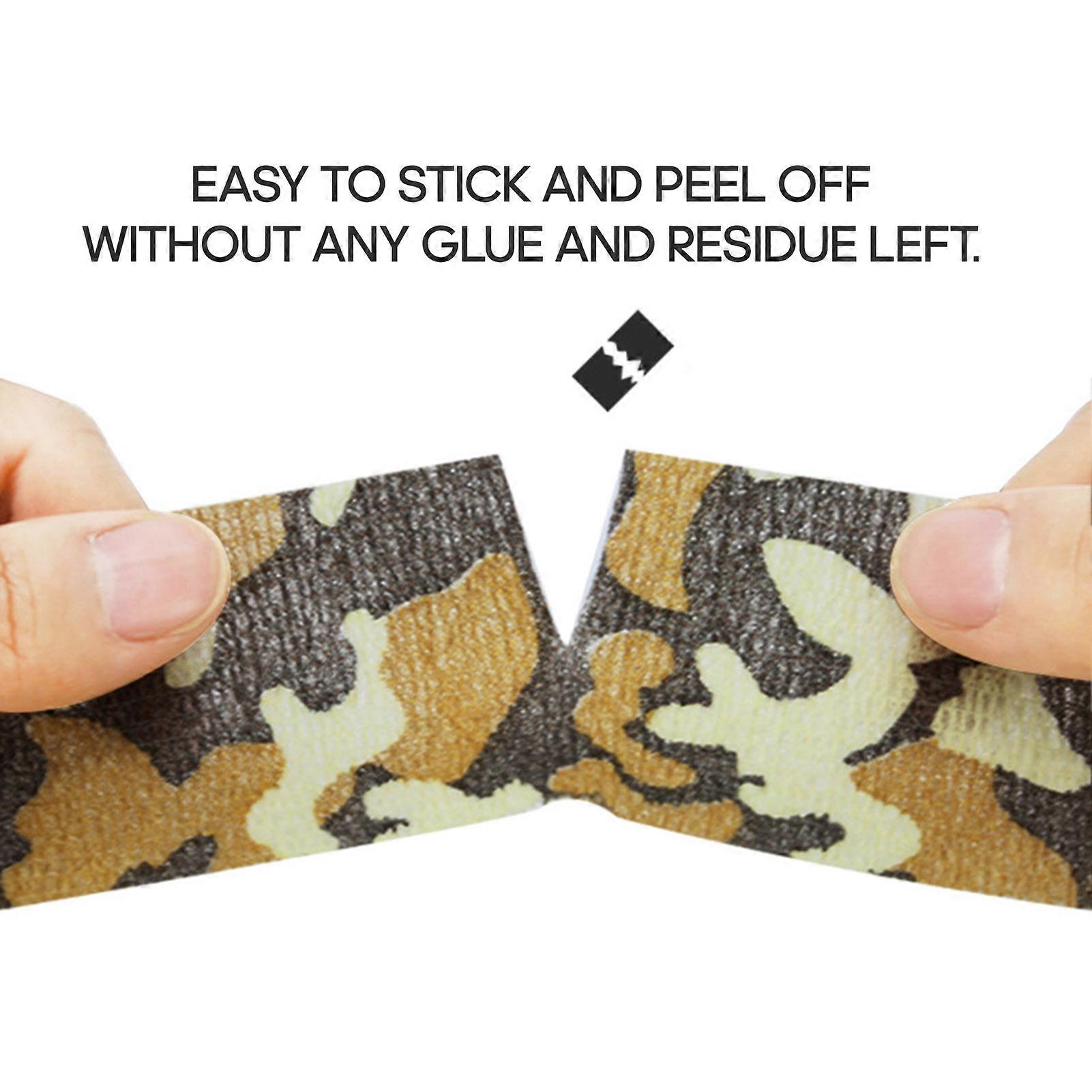 1Pc Self Adhesive Protective Camouflage Tape Nail Wrap Tapes Self Adherent Hunting Camouflage Strong Wrap Stickers