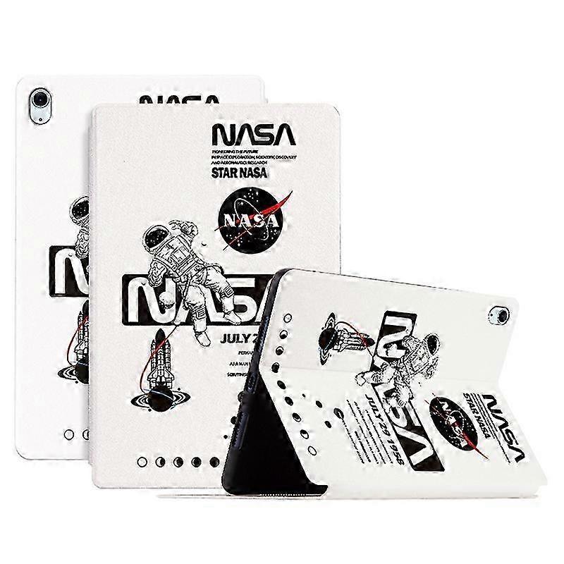 Leather Tablet Cover with Astronaut Pattern for Certain iPad Air Models
