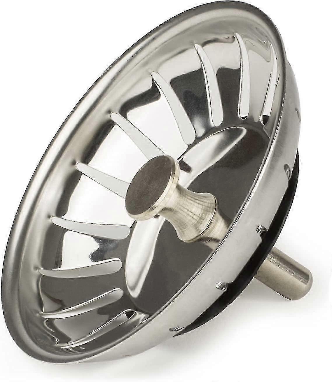 食品廃棄物用のステンレス製シンクフィルター - 詰まりを防ぎます(シルバー、1個)