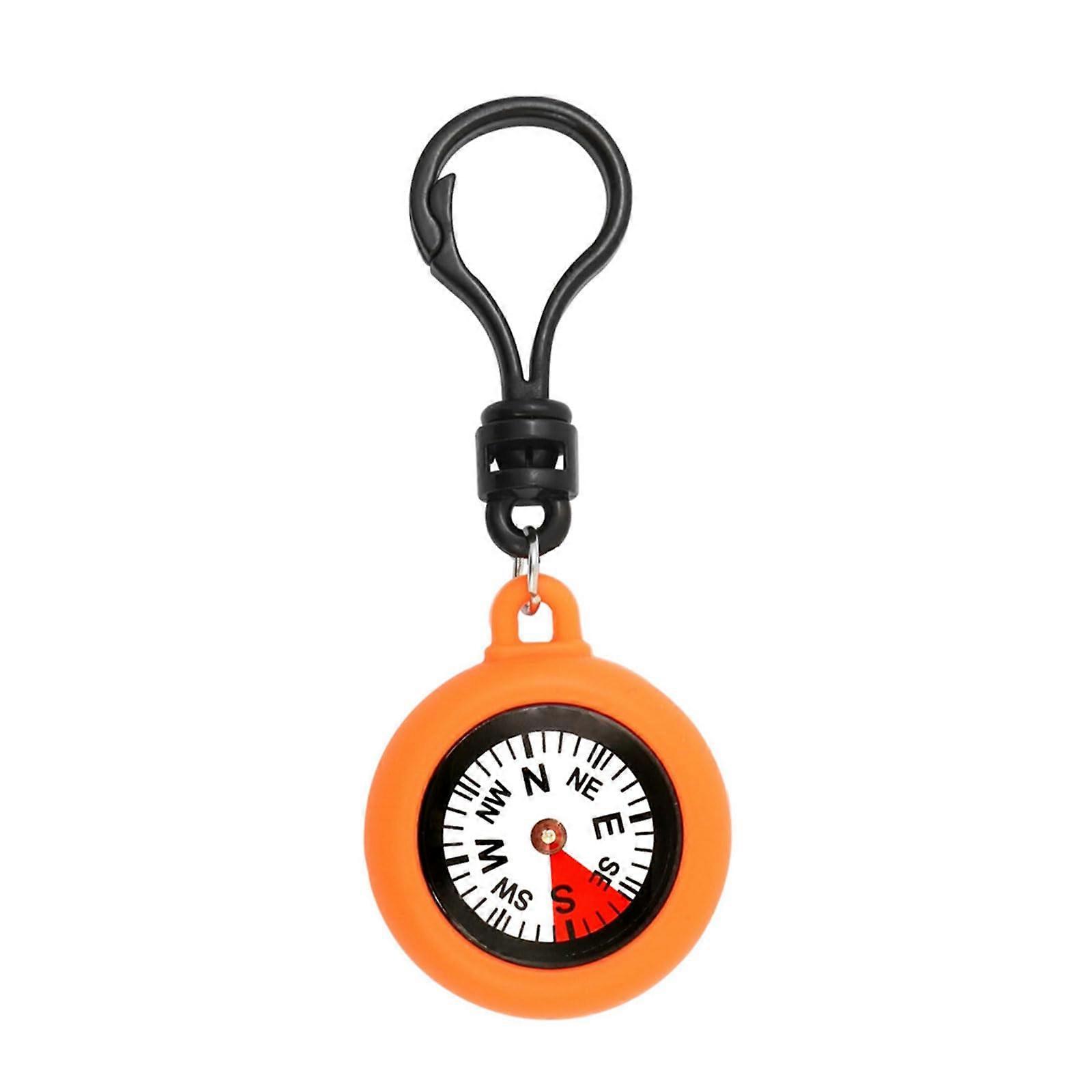 Professional Clear Compass Camping Hiking Survival Tool Keychain Compasses Pocket Navigation Compass Ref: 9340