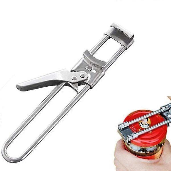 Adjustable jam jar opener, lid remover, clamp