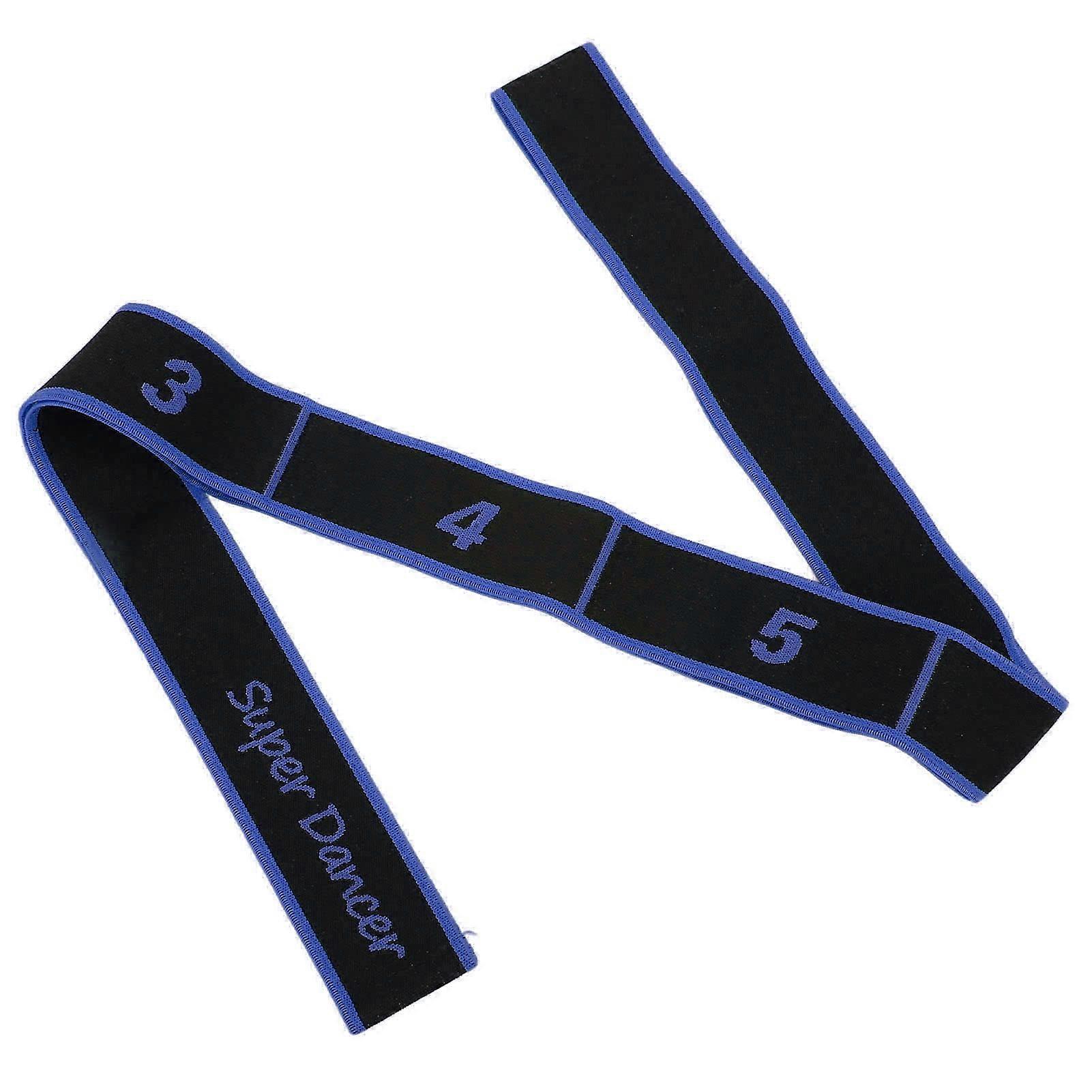Elastic Latin Dance Training Band for Strength and Flexibility Fitness Studio Blue