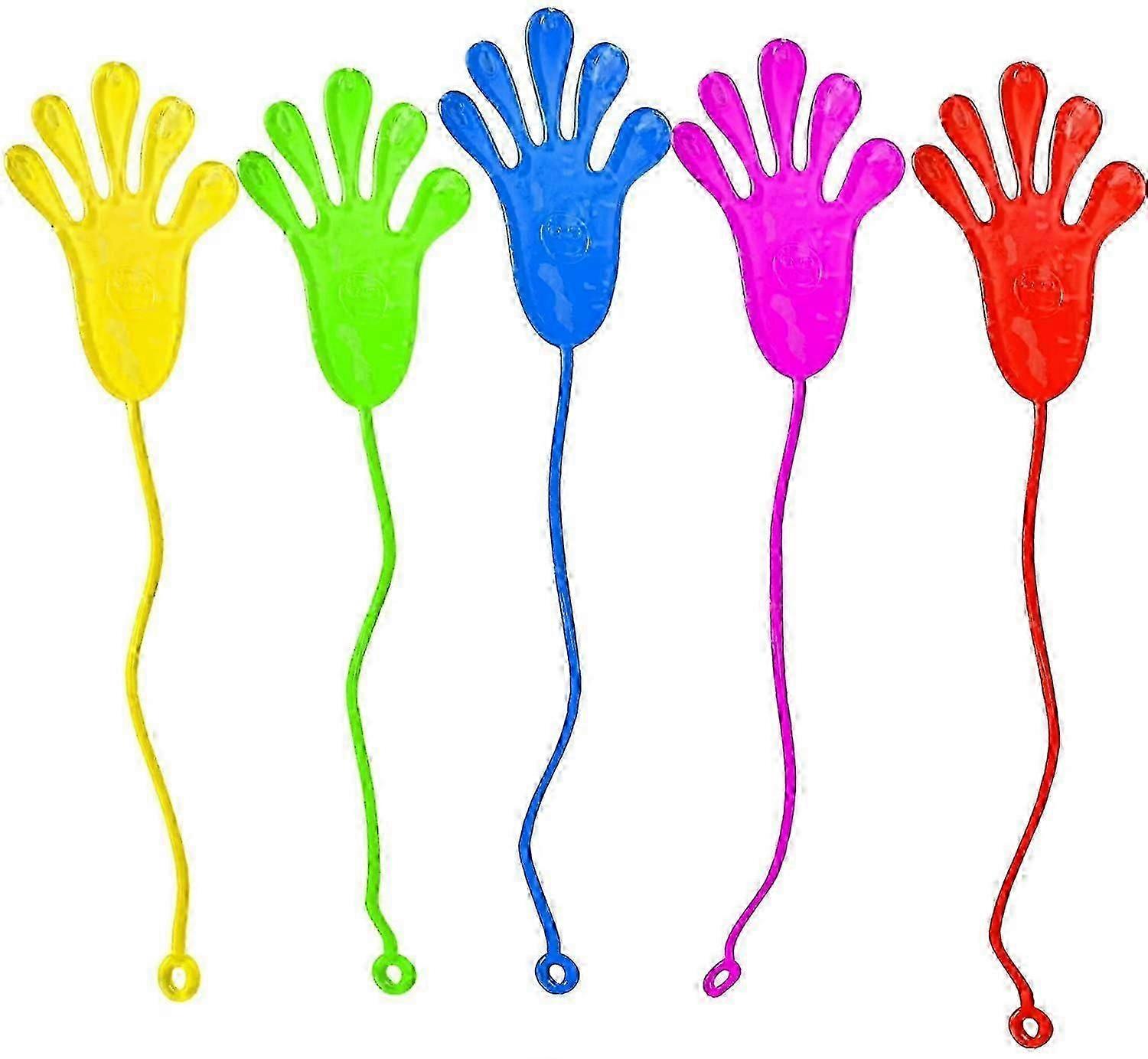 Pack Of 48 Elastic Sticky Hand Toys Best Gifts For Kids' Party, Birthdays