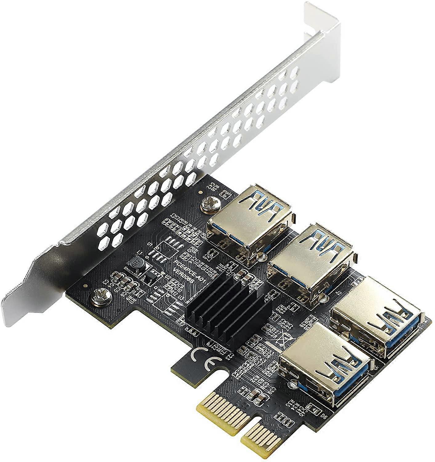 PCIE One Drag Four USB3.0 Grafická rozšiřující deska Grafický externí adaptér Deska X1 na X16