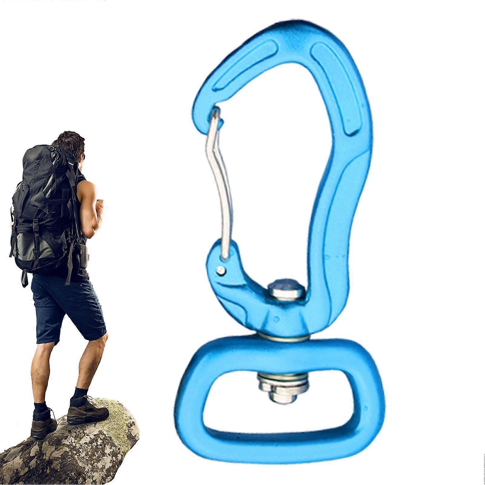 Carabiner Clip for Outdoor Activities, D-Ring Shape, Multi-Purpose Carabiner, Keychain, Camping and Hiking