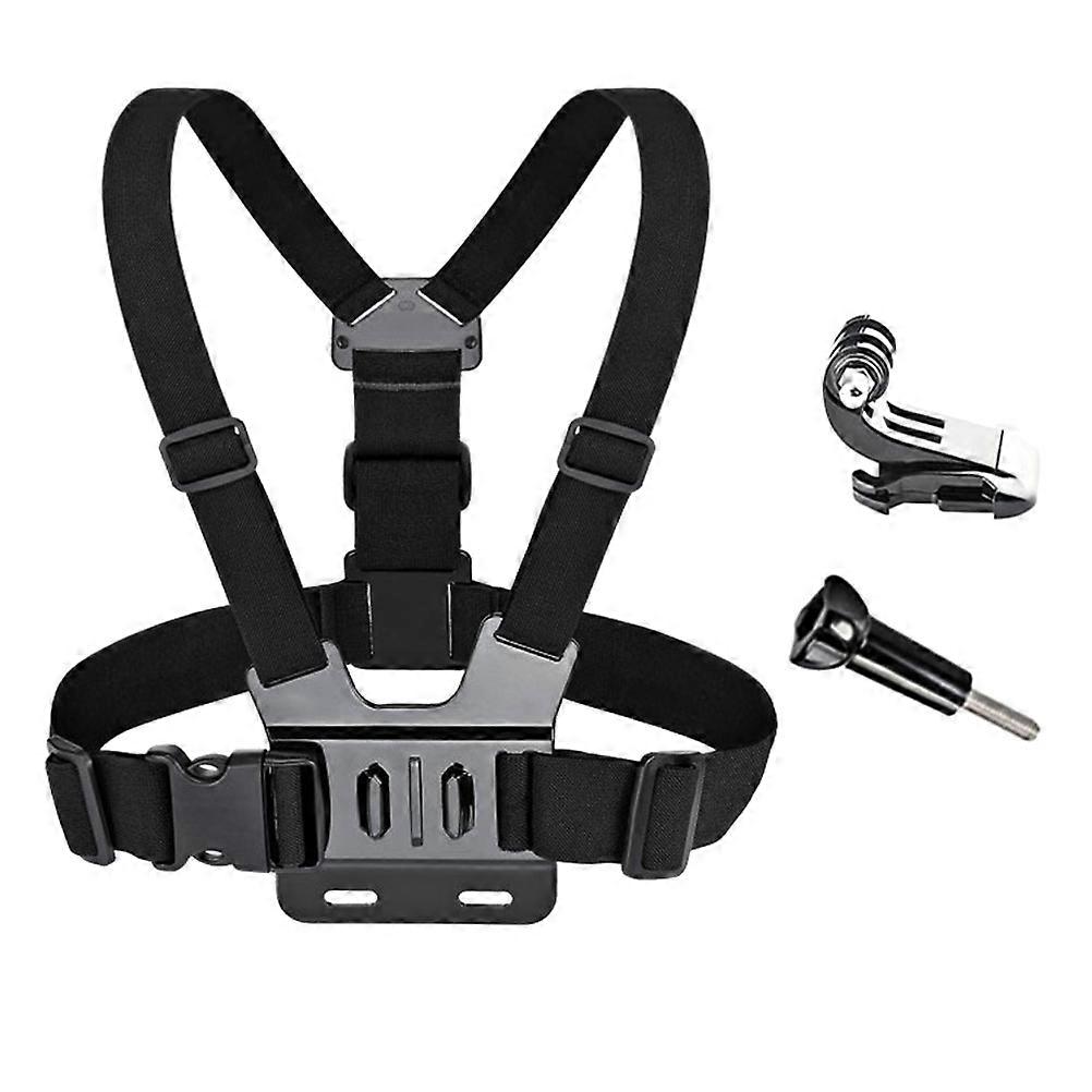 Chest Strap Tripod Belt for Sports Cameras Compatible with GoPro Camera Accessory for Skiing Cycling Equestrian