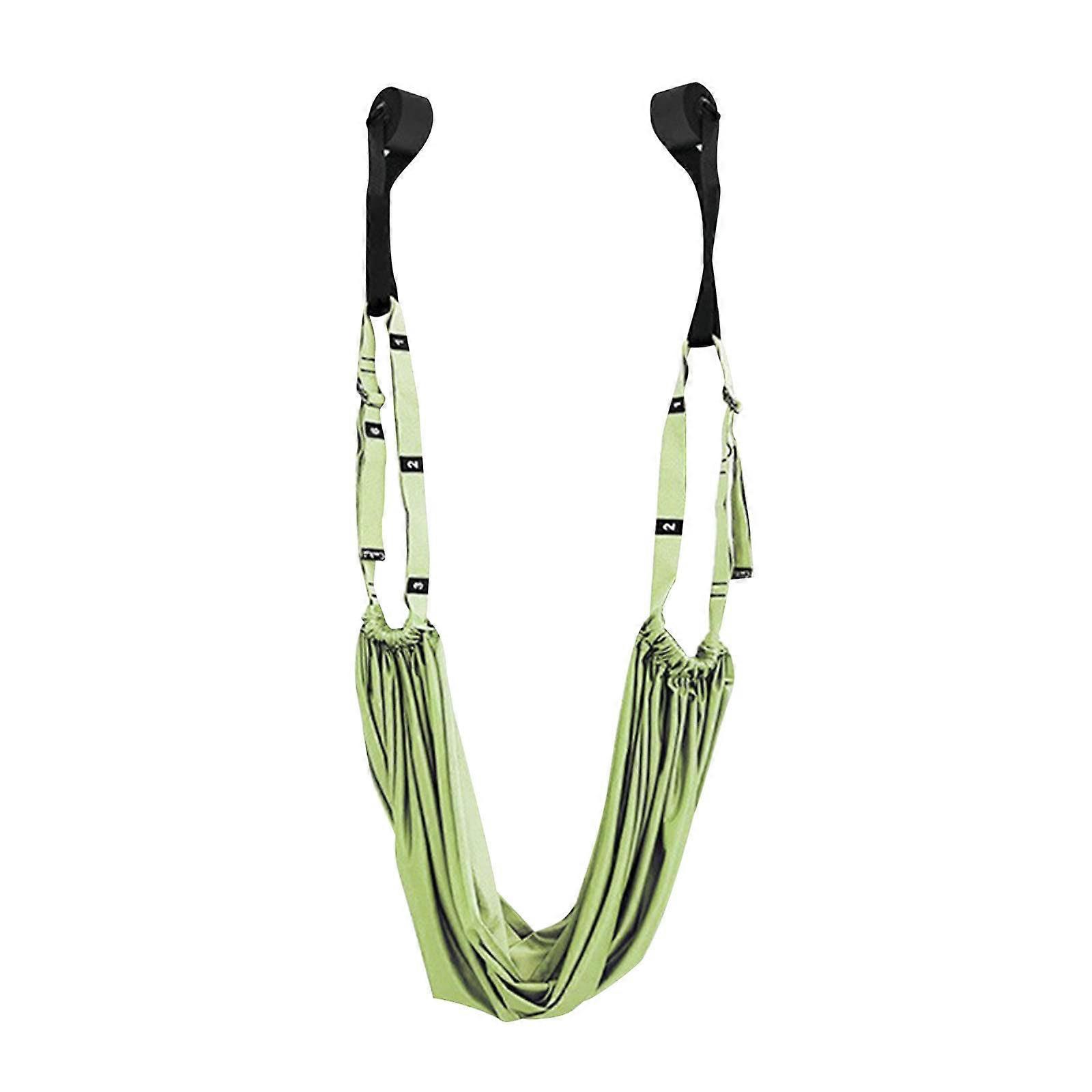 Yoga Strap Taille Hinterbein Stretch Strap für Yoga Ballett Pilates (Grün)