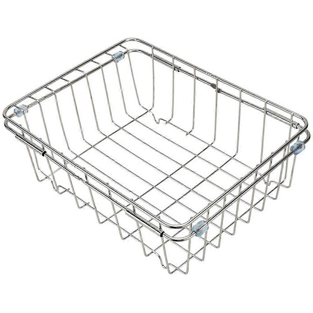 Here's a well structured and professional product description for the **Expandable Stainless Steel Over Sink Dish Drying Rack**:

 

### **Expandable