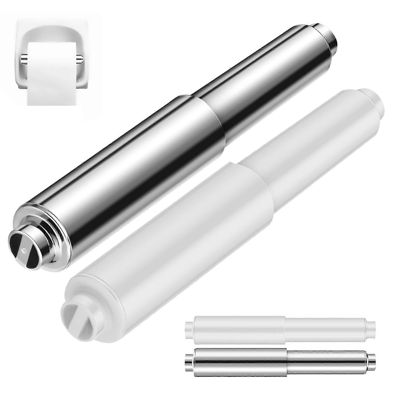Bathroom Toilet Paper Holder Smooth Rolling Surface ABS 6Set