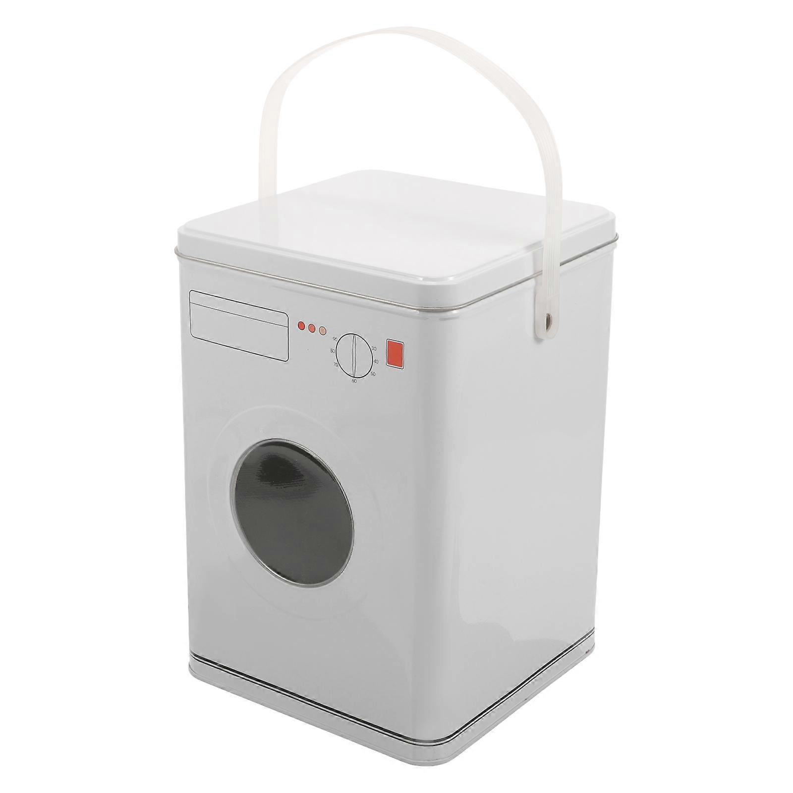 Washing Machine Shaped Laundry Powder Storage Box – Stylish, Functional Container to Keep Detergent Dry for Home Organization