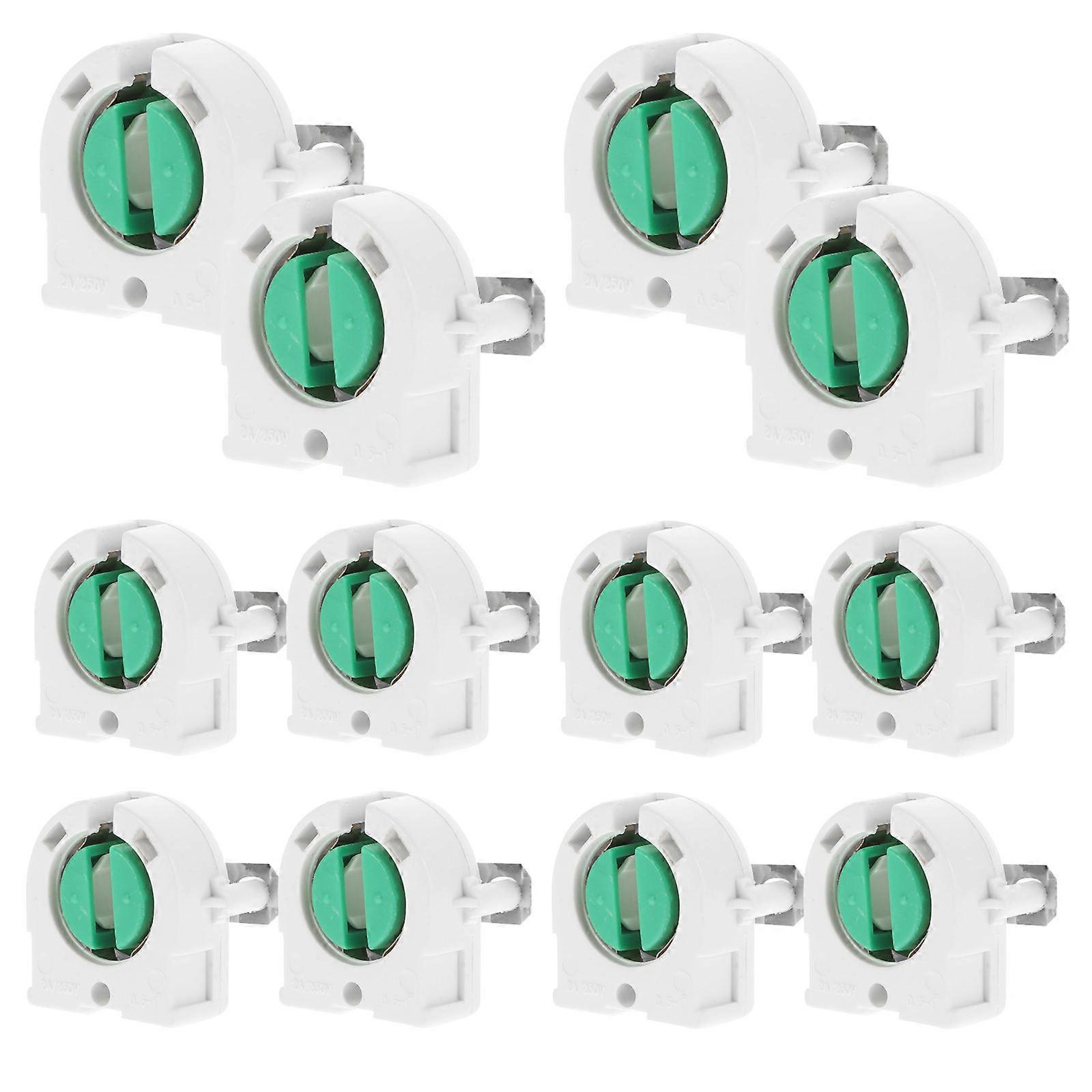 Lamp Repair Parts Lamp Holder For Grille Lamps 20Pcs White Color Material Versatile Use