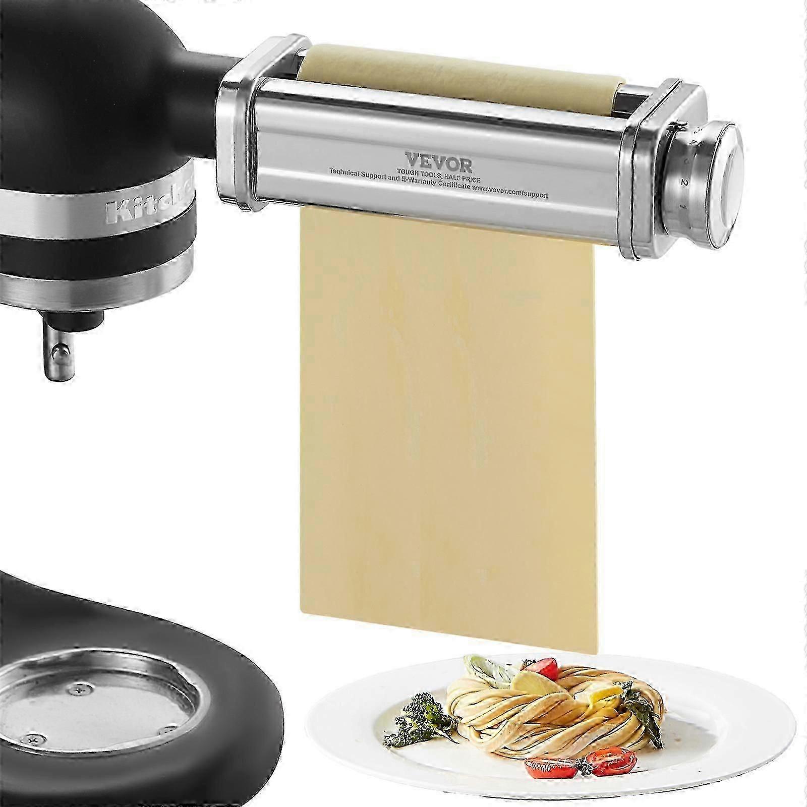 Pasta Attachment For Kitchenaid Stand Mixer,pasta Maker Machine Accessory With 8 Adjustable Thickness Knob