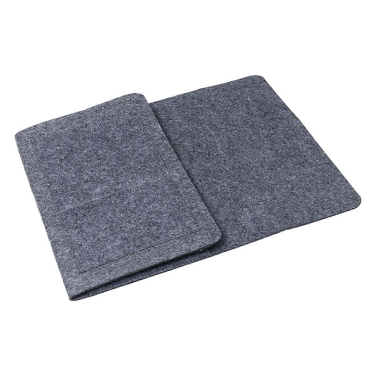 Hanging Felt Bedside Storage Bag Organizer Dark Grey 32X20cm Space Saving 1Pcs