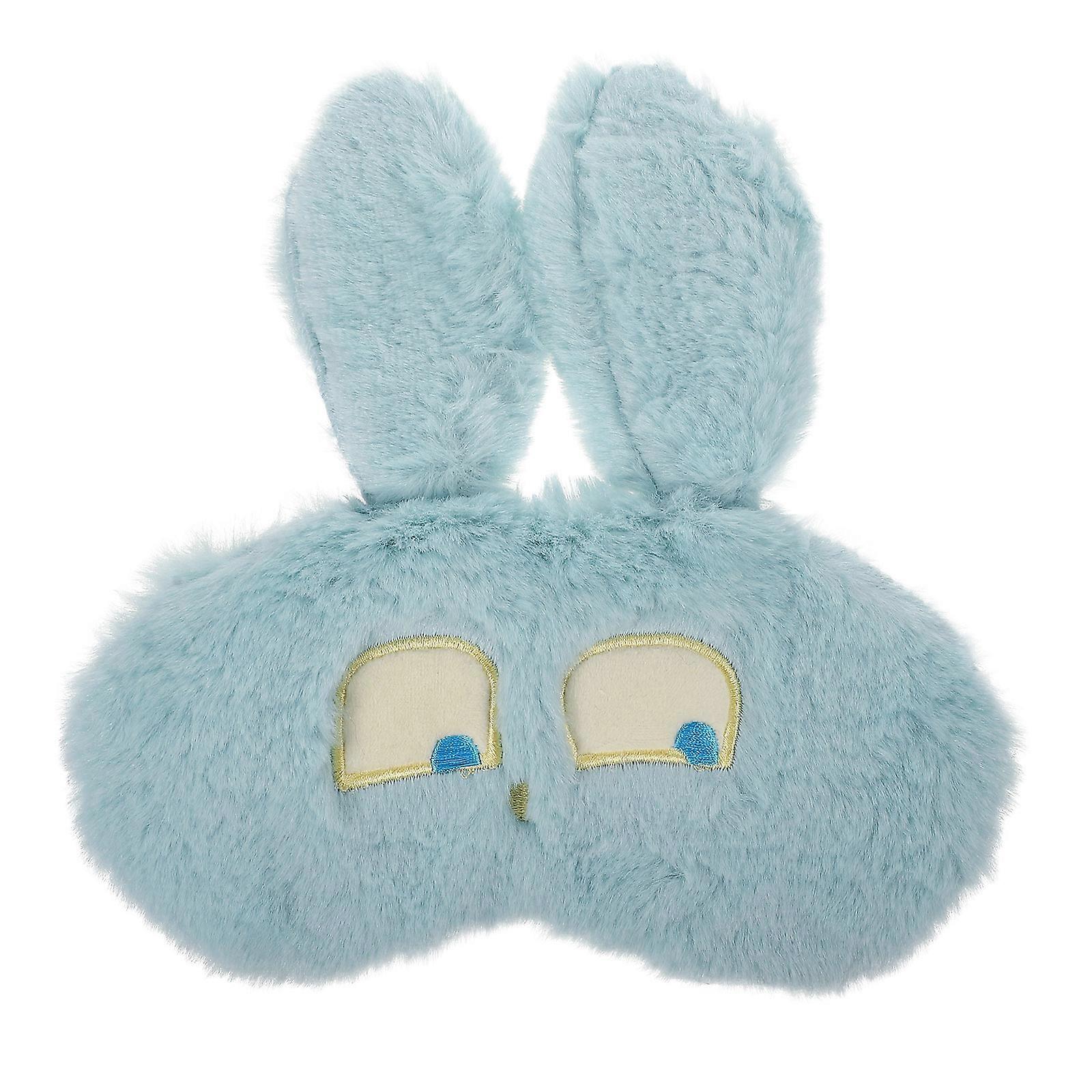 Plush Eye Mask for Sleeping Adjustable Soft Eye Cover for Comfortable Naps, Travel, and Light Blocking Perfect Friends and Family