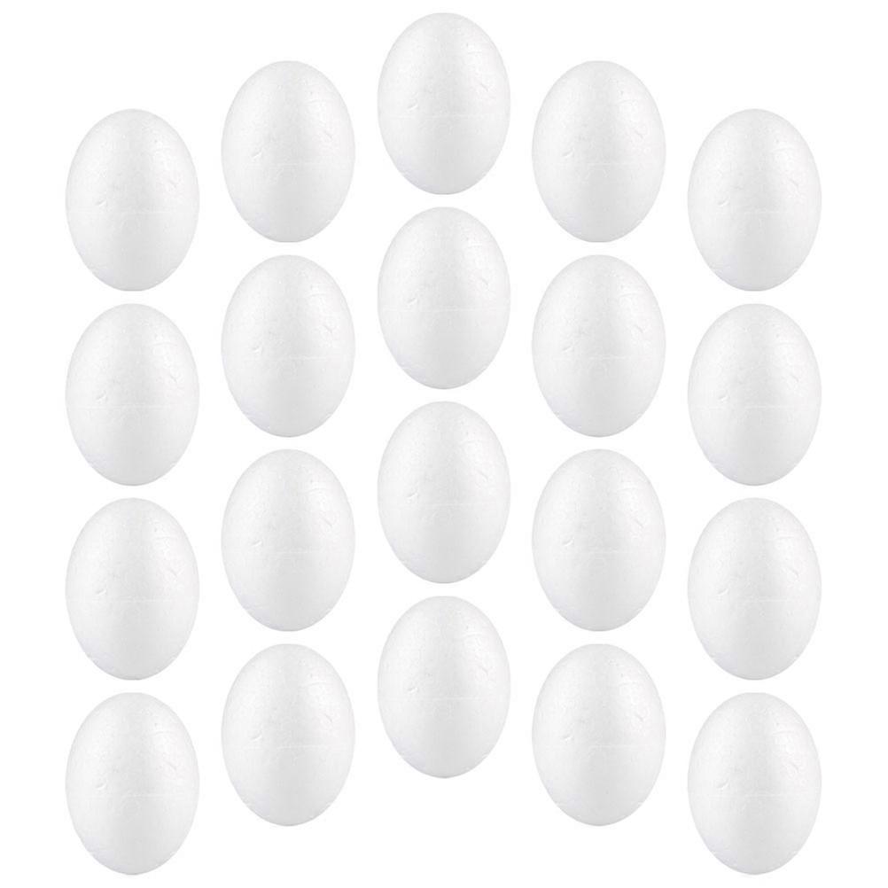 Egg Decoration Fake Eggs For Easter Home Decoration White 50Pcs