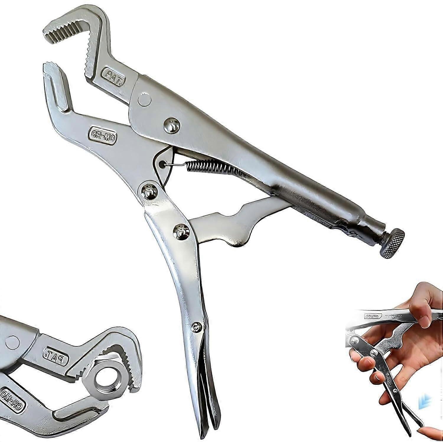 Multi-Purpose Welding Clamp Tool for Sheet Metal, Adjustable Welding Vise Grip, Steel Welding Fixture for Workshop