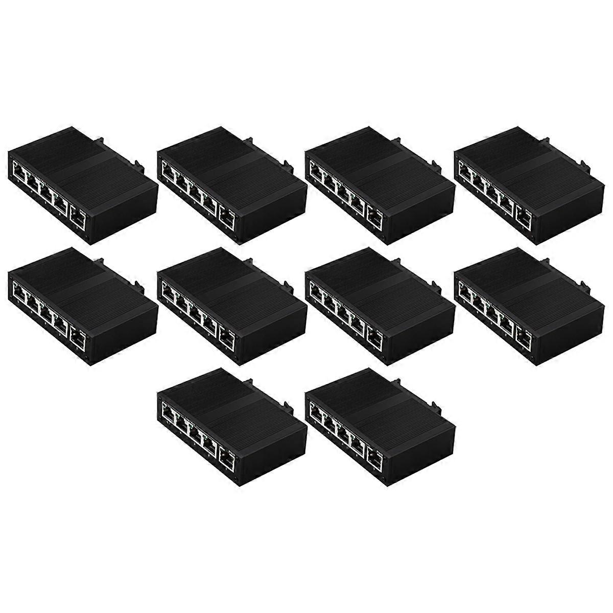 5 Port 100Mbps Network Switch Ethernet Industrial Grade Switch Unmanaged Rail Type Industrial Networ