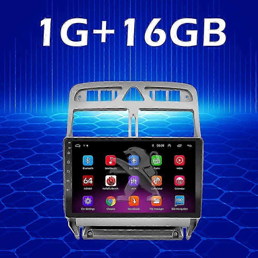 マルチメディアステレオAndroid GPSナビゲーションプレーヤー 特定のブランドモデルと互換性があります 307 307CC 307SW 2004-2013 WiFiビデオ2DIN CarPlay