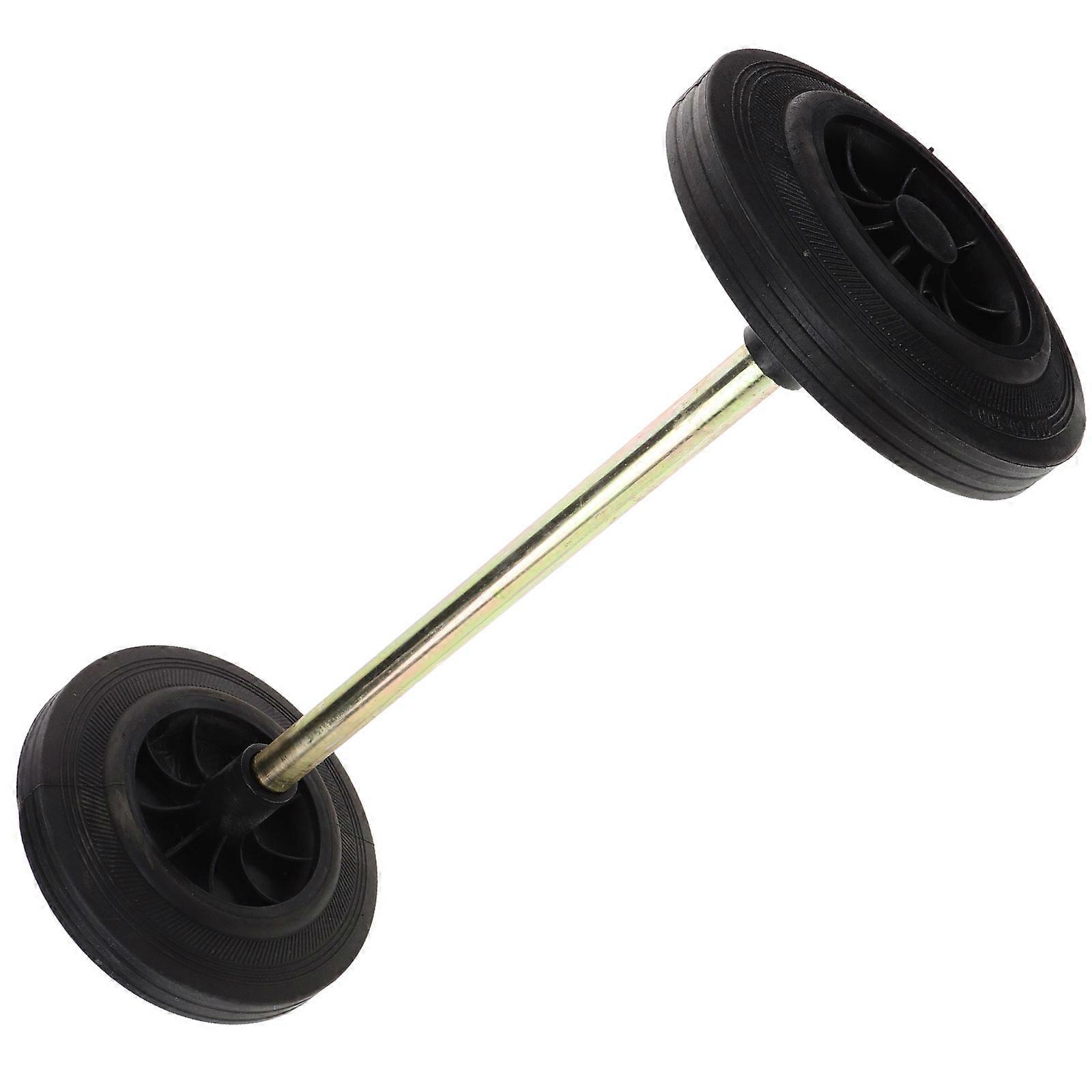 1 Set Trash Can Wheel For Easy Movement Rubber For Replacement