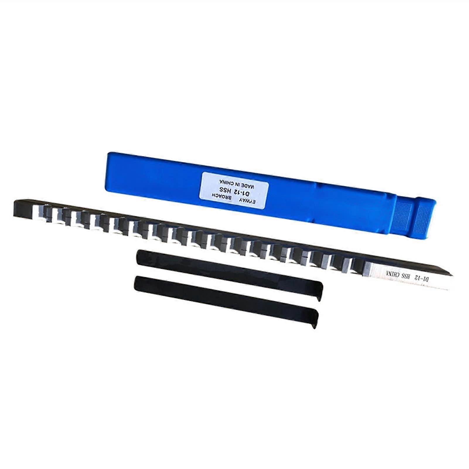Machine Tools PushType Keyway Broaching Needle 12 mm D Metric Size Broaching Tools for CNC Milling Cutter Metal Processing Easy Operation