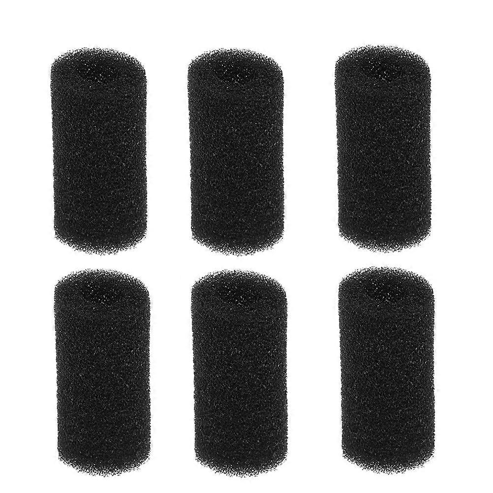 Fish Tank Filter Sponge Pre-Filter Sponge Roll Debris Prevention Aquarium Black 6x3.5x1.5cm 30Pcs