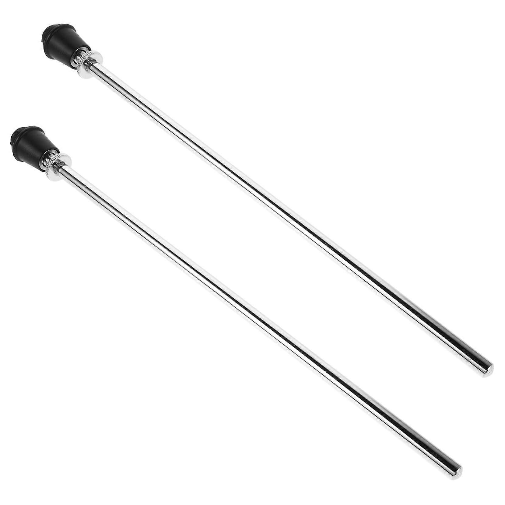 Drum Catch Loops Pack of 2 Floor Tom Leg Holder Slings Aluminium Alloy Silver for Bass Drum Parts and Kick Drum Legs