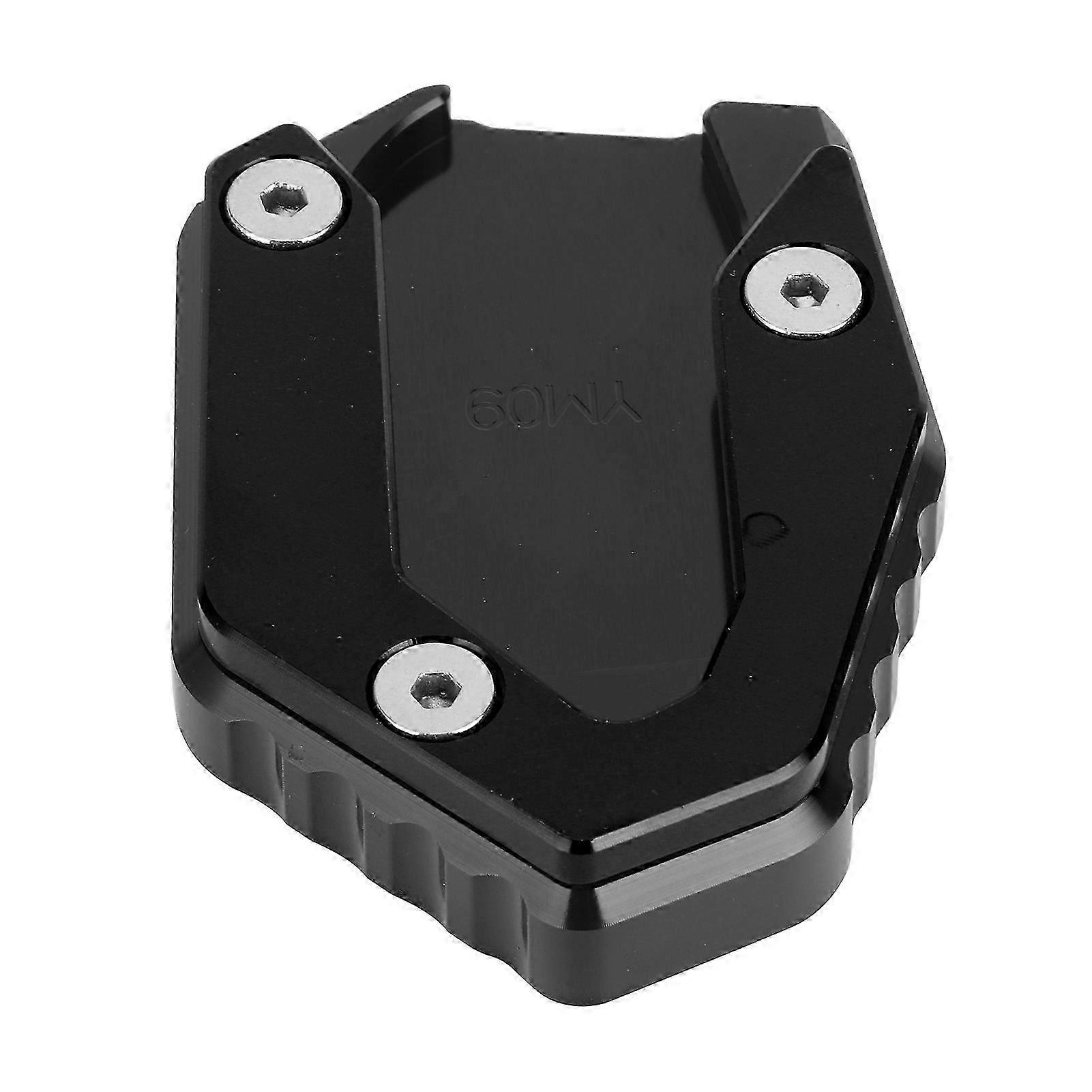 Parking Kickstand Extension Pad AntiSlip Side Stand Support for Compatible Brands (Black)