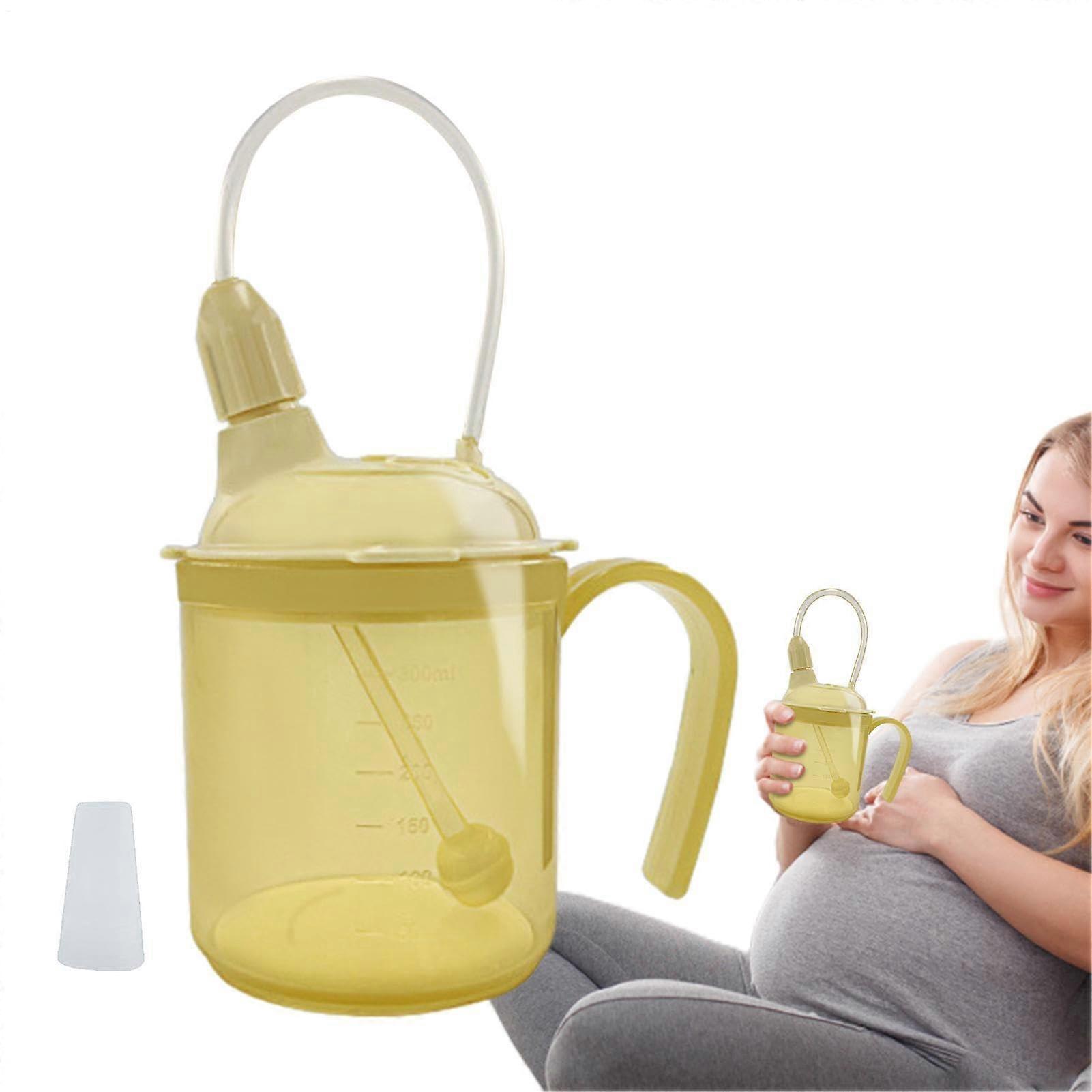 Auslaufsichere Schnabeltasse, 300 ml auslaufsichere Trinktasse für Erwachsene verschüttet weniger