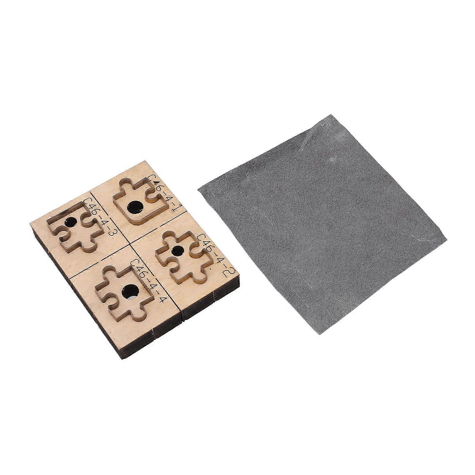 2025 Neuestes Modell Leder Stanze C46 Puzzle Design Stahl mit hohem Kohlenstoffgehalt