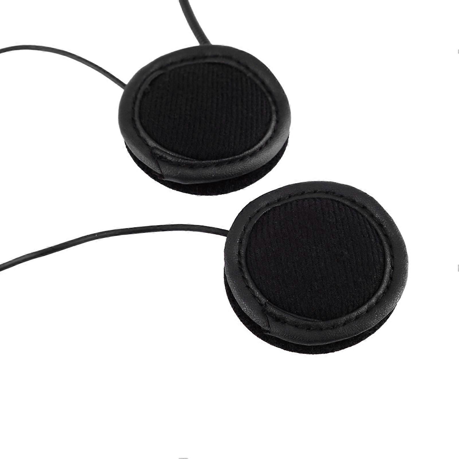 1x Bluetooth Motorcycle Helmet Interphone Intercom Headset V6 1200M 6 Riders