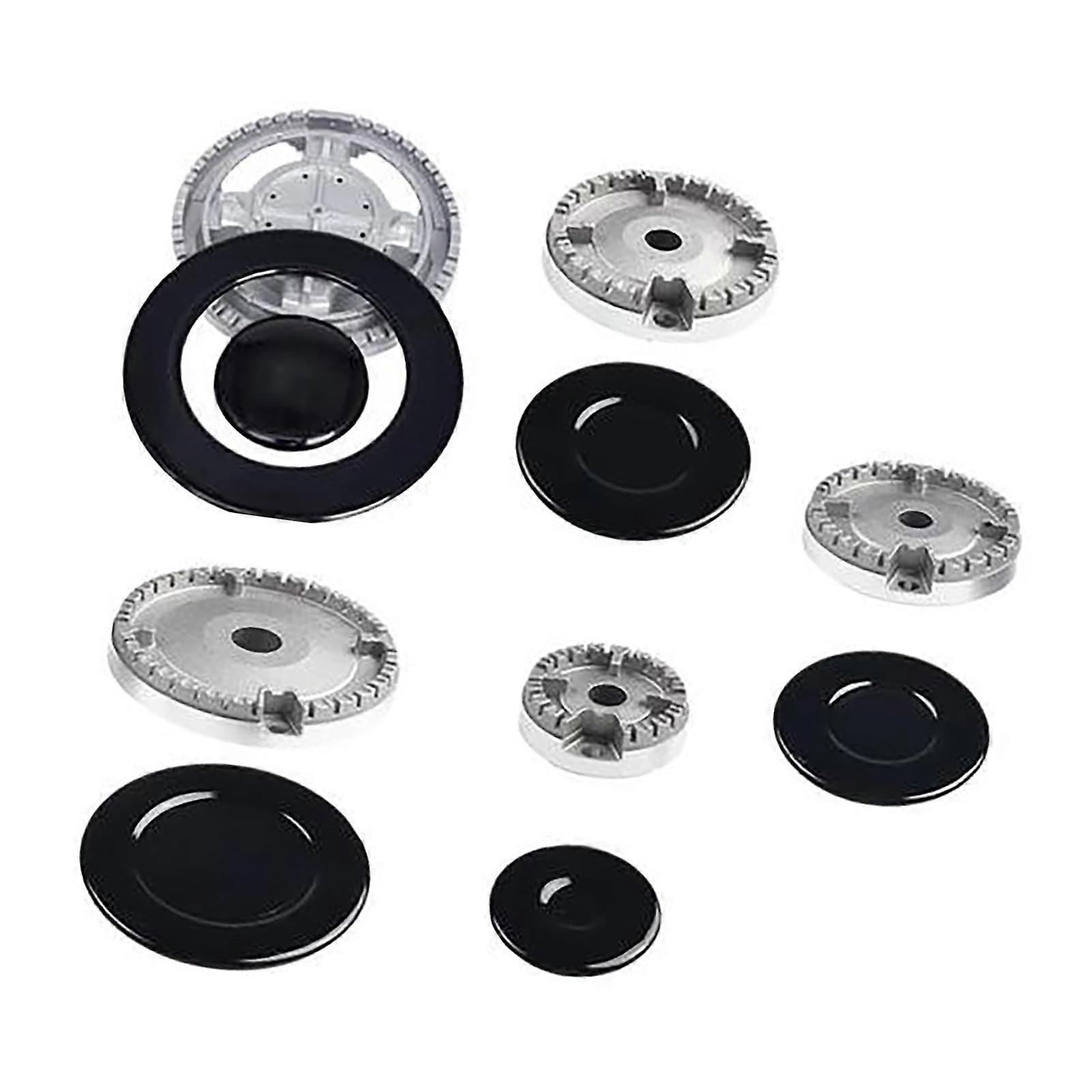 Stove Knobs and Covers, Replacement Cooker Knobs, Durable Metal Burner Heads, Compatible with Cml Models