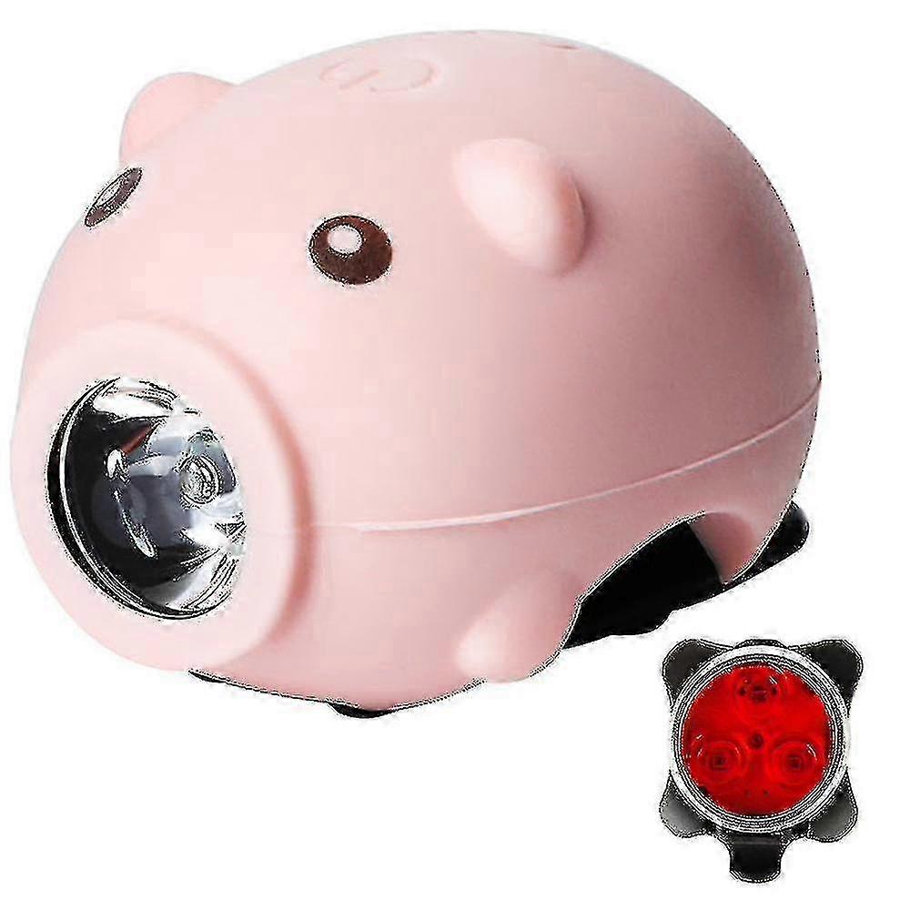 USB Rechargeable Bicycle Lights and Tail Lights with Horn Function