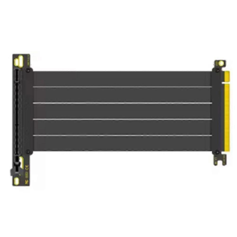 PCI-E Express 4.0 16X Riser Video Card Extension Shielded Flexible Cable 90 Mounting GPU Lossless