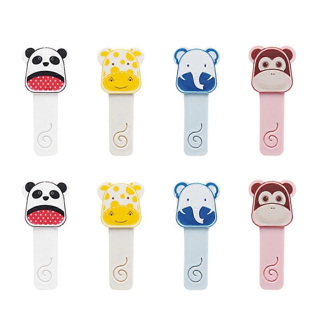Practical Toilet Lifting Tool Cartoon Accessories for Toilet Handle Waterproof 8Pcs