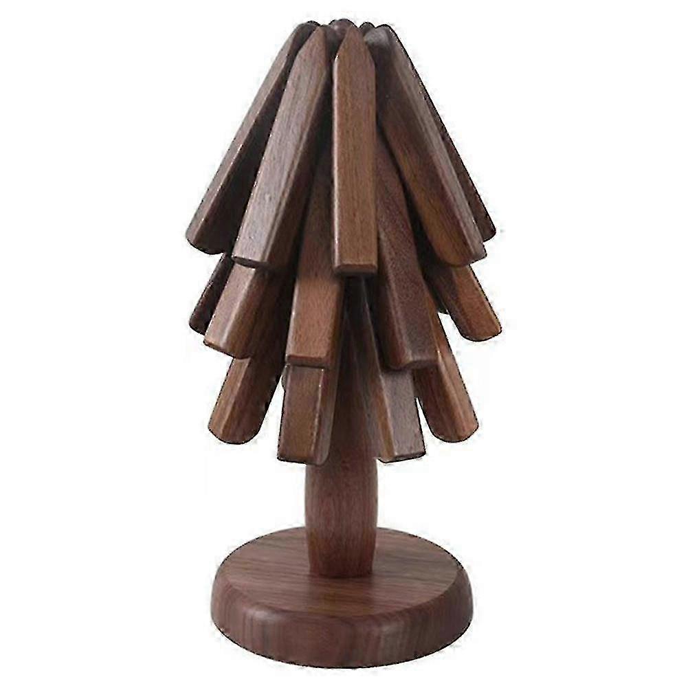 Walnut Trivet Set 3PCs Reusable Kitchen Mats Dining Table Decor Home Serving Dishes