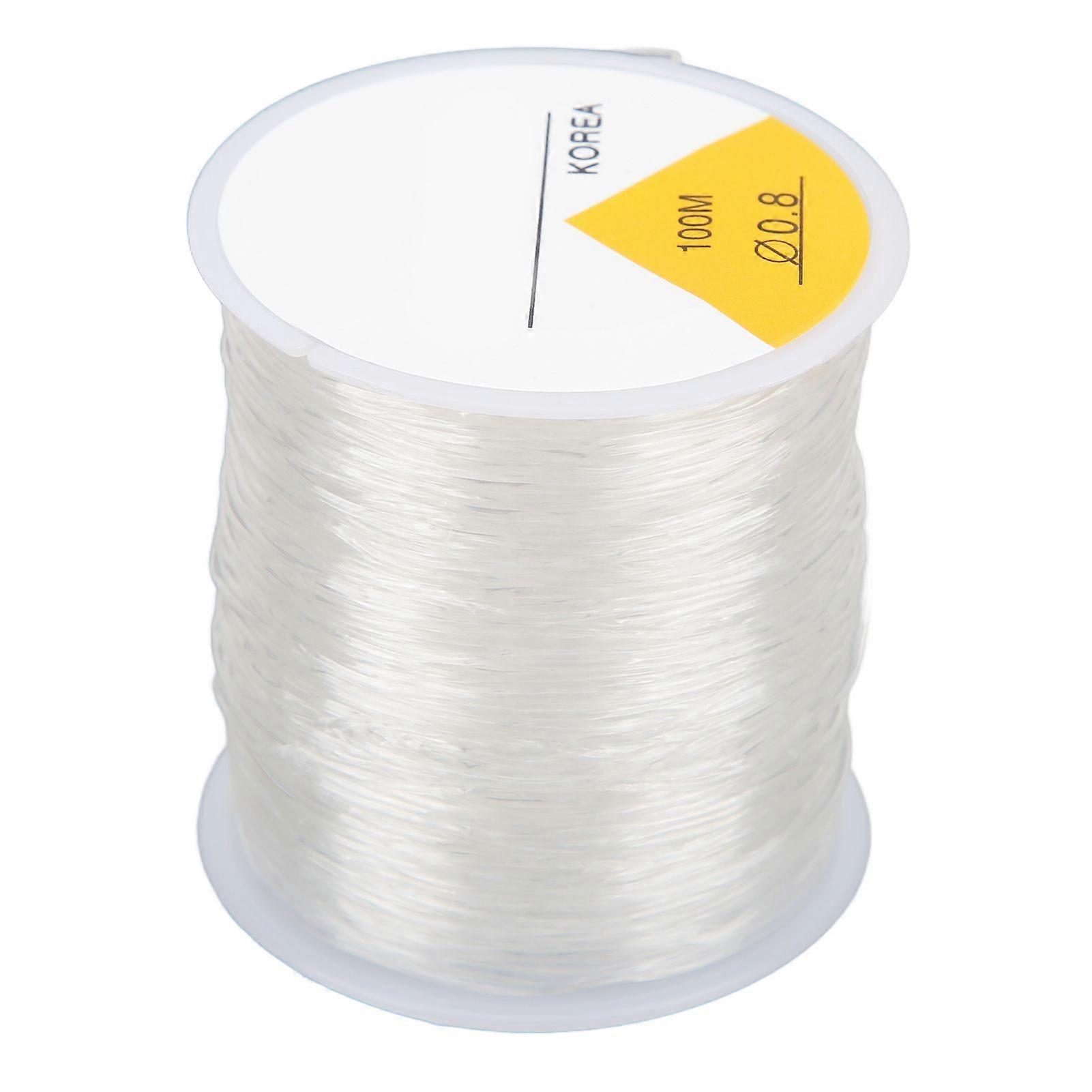 2025 Latest Model  Elastic String 0.8mm Round Transparent Bead Cord for DIY