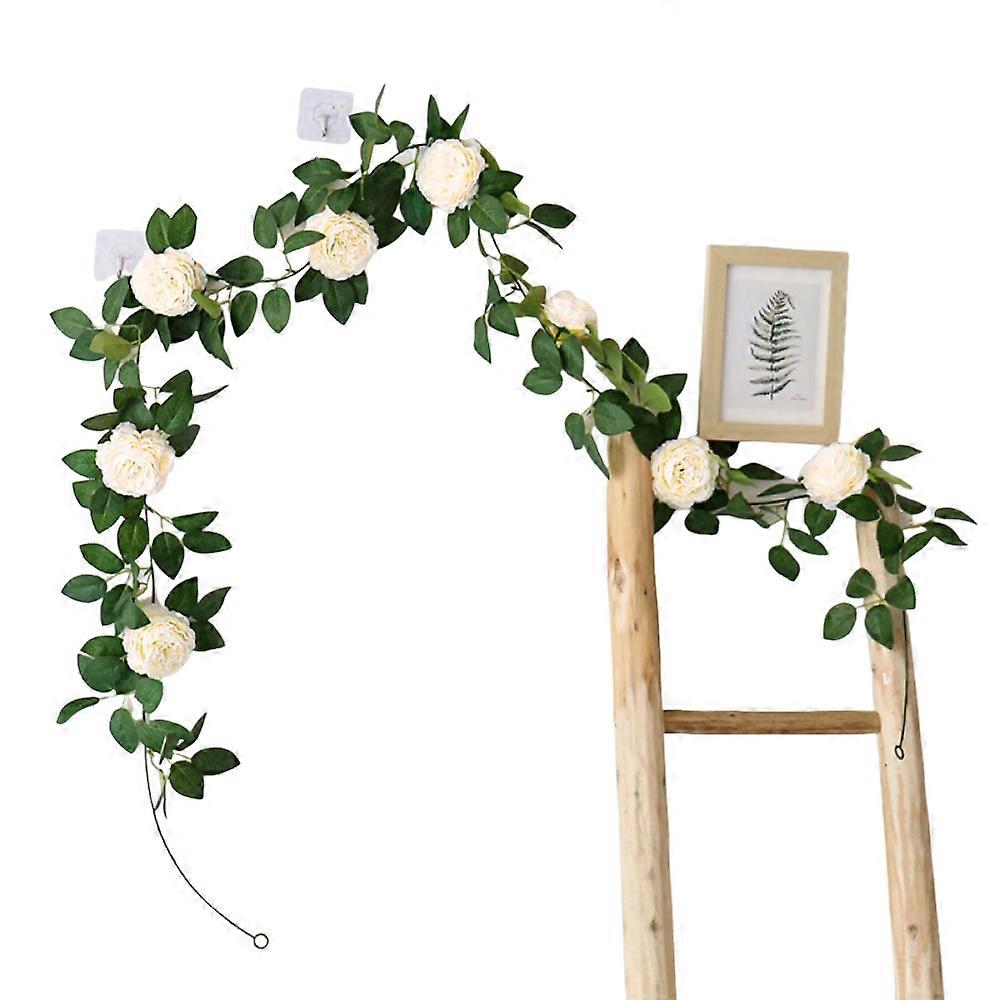 Artificial flower vine, champagne, 1 pc.