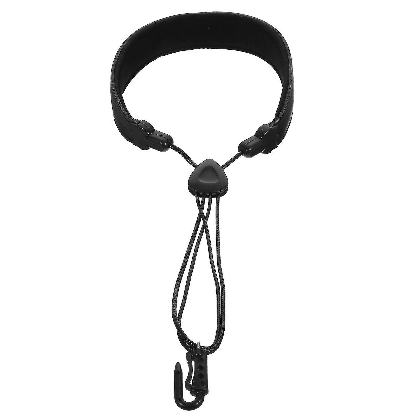 Saxophone Lanyard Safe To Use Simple Structure Musical Instrument Accessories Suede 22.01x1.49x0.28in Easy Installation 1Pc