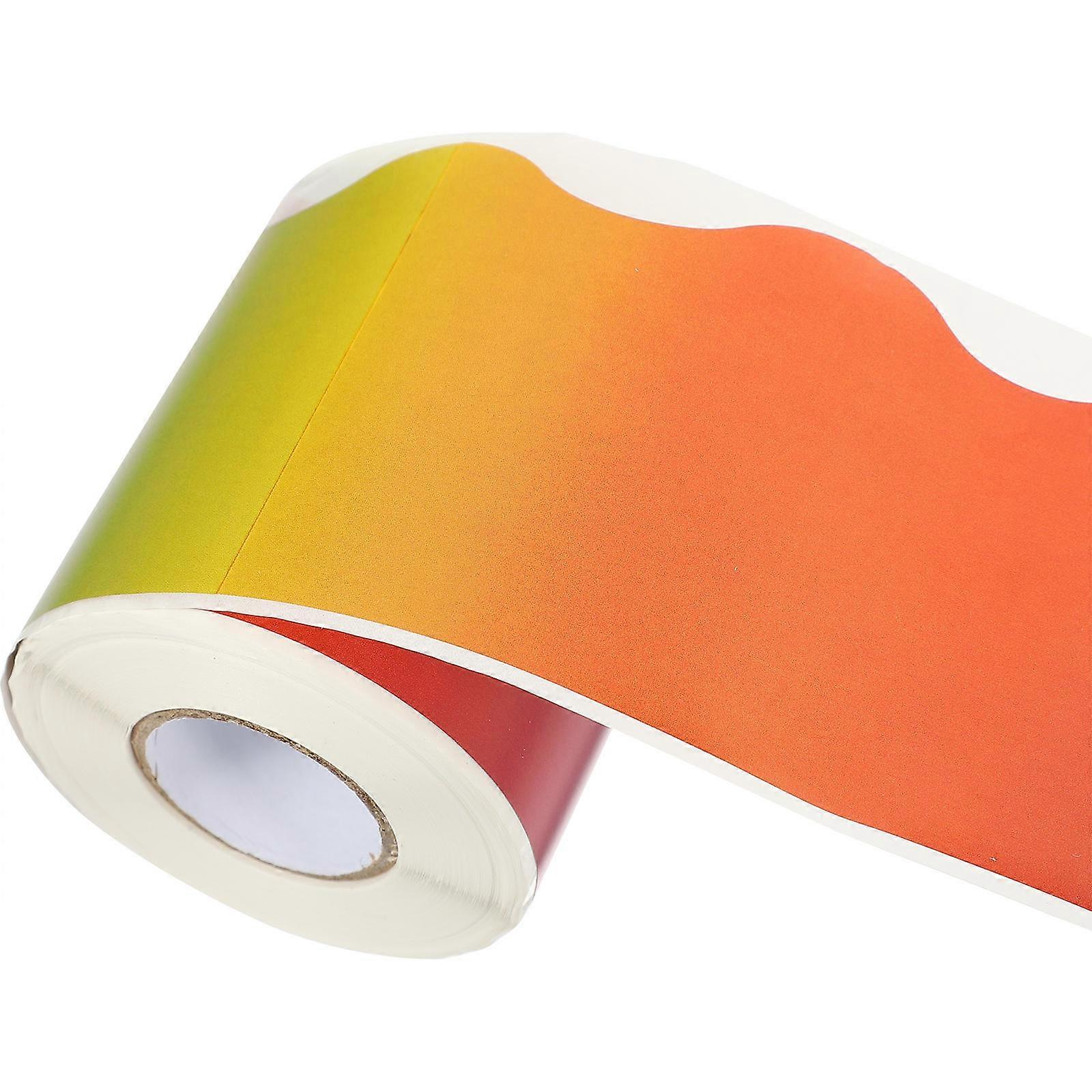 Bulletin Board Decoration Stickers For Wall Craft Projects Paper Material Self-Adhesive 1 Roll