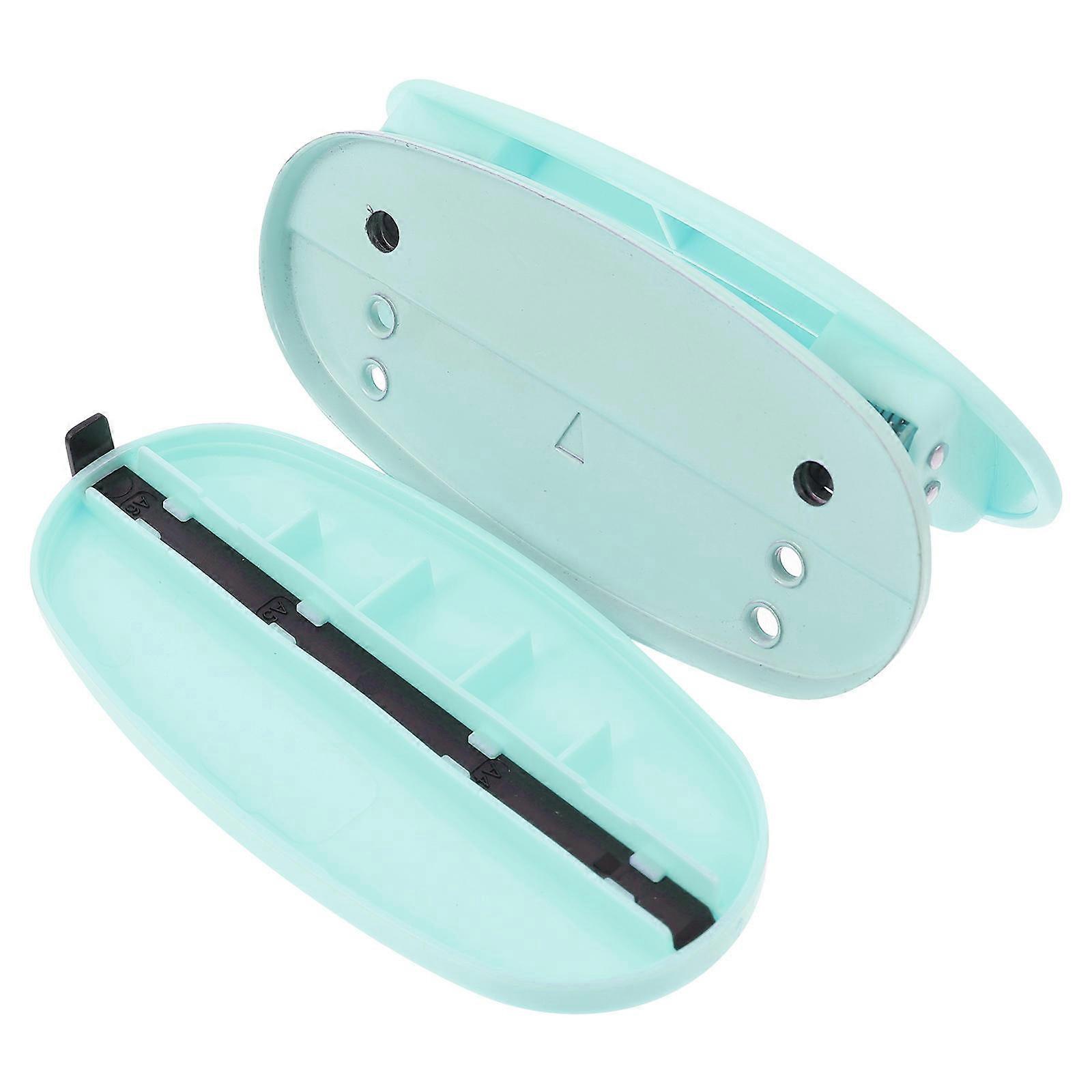 Small Hole Punch Stationery Compact Shape Macaron Color Travel 4.9×2.4×1.8in 1Pcs