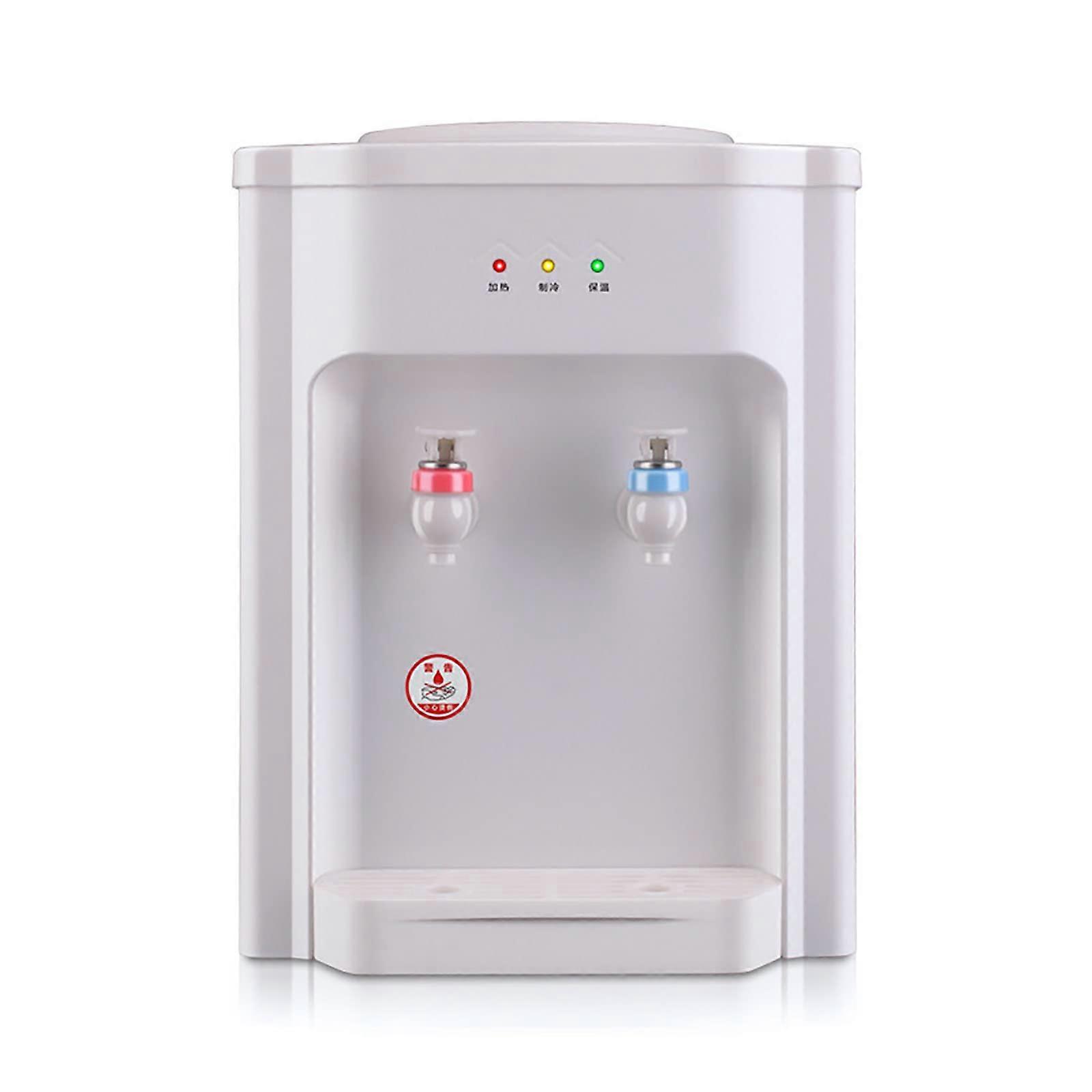 Hjem Køler Dispenser Desktop Lille Mini Varm Og Kold Drikkevand FoodGrade 304 Tyk Rustfrit Stål Liner Stille Til Hjemmekontor Skole