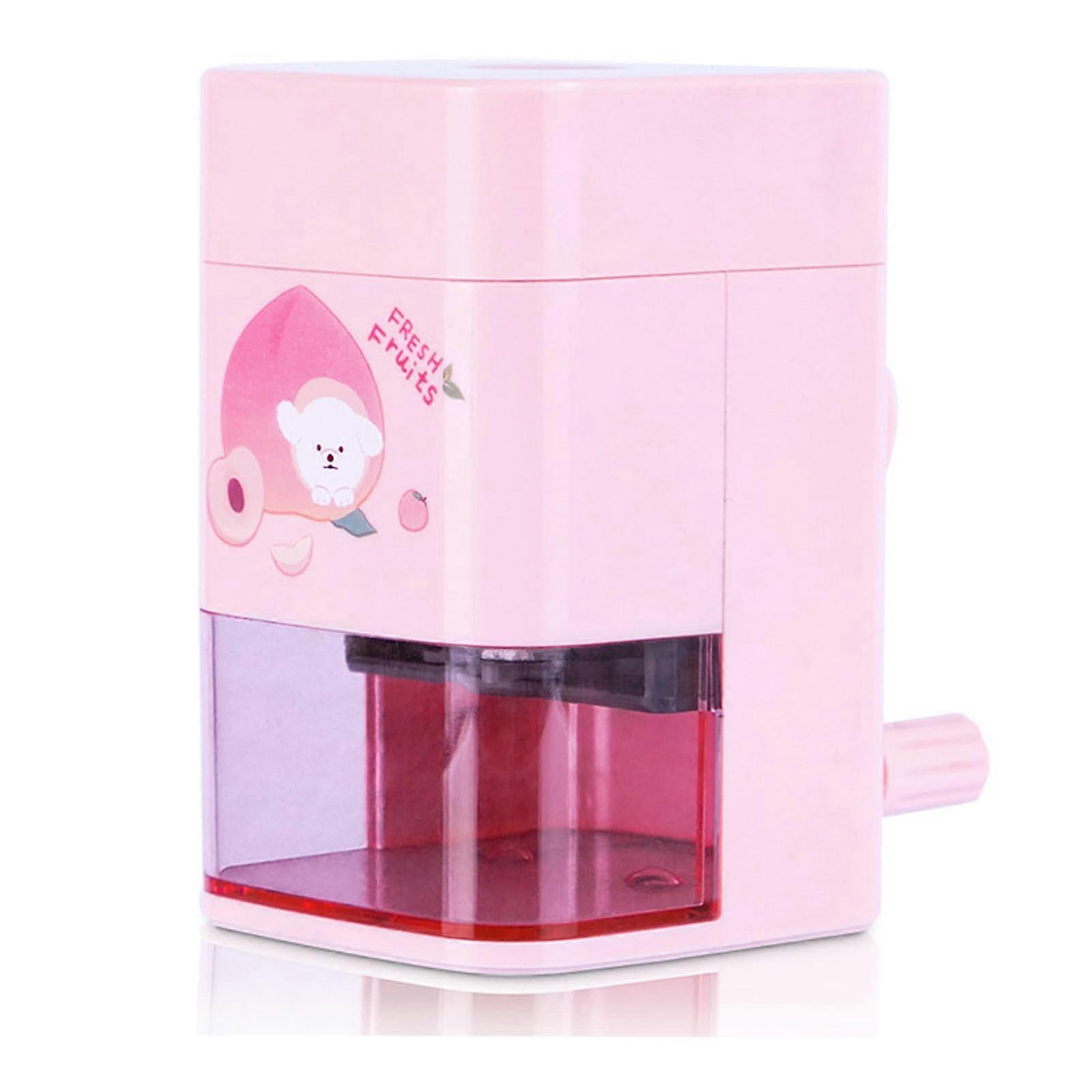 Pencil Sharpener, TimeSaving Hand Crank Efficient Reliable Automatic School Pencil Sharpener for Classroom for Library (2)