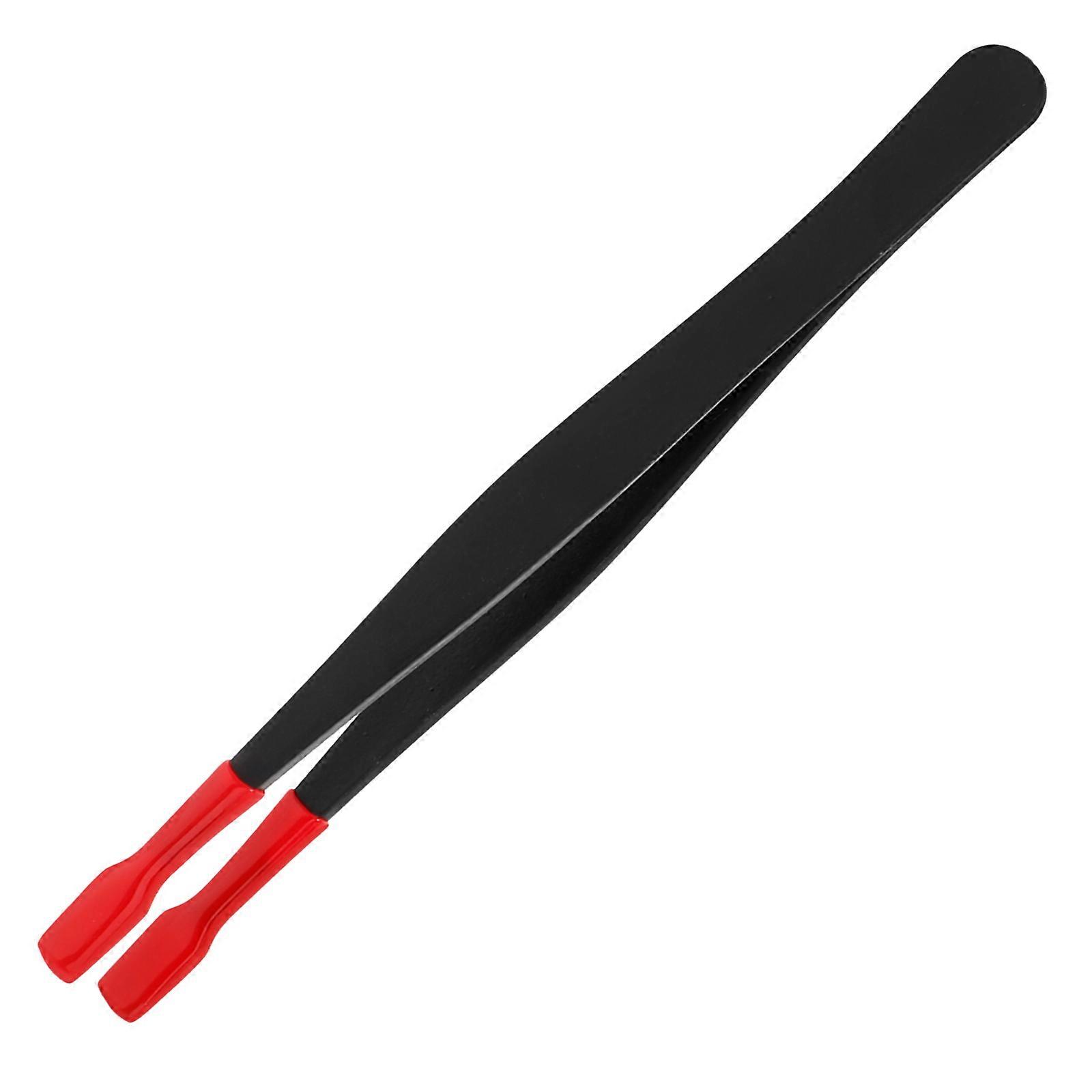 Ergonomic Stainless Steel Stamp Tweezers for Collectors, Hobbyists & Makeup – Durable, Lightweight Precision Tool for Detailed Work