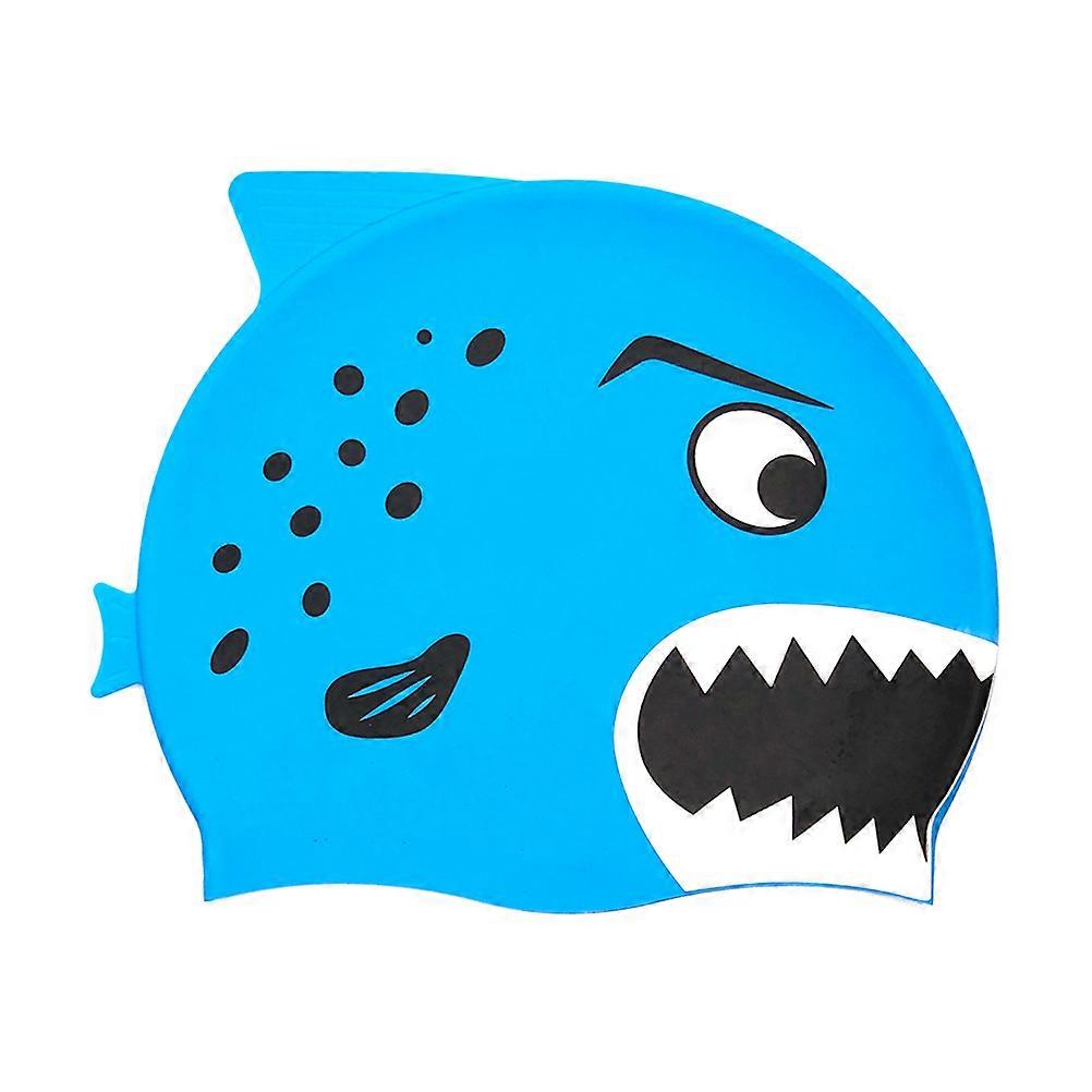 Here's a refined and professional product description based on the input you provided:
**1pc Cartoon Fish Pattern Silicone Swimming Hat for