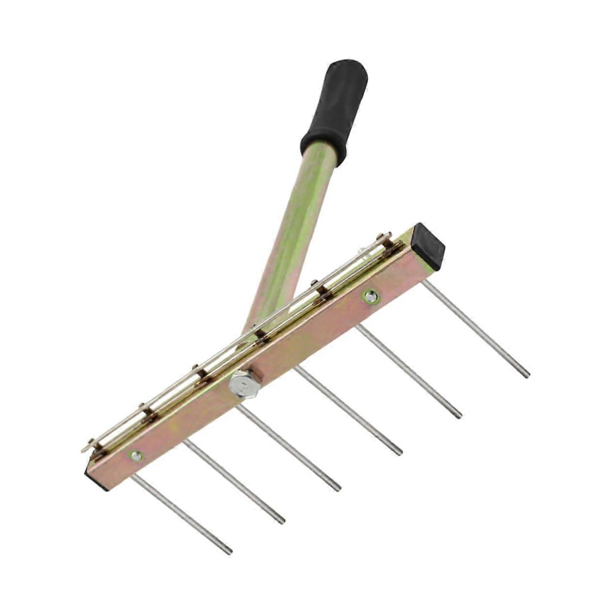 Ceramic Tile Rake Adjustable Tile Leveler And Dust Scraper Laying Tool For DIY Projects Precise Tile Alignment