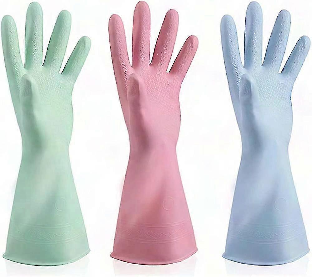 Latex-Free Cleaning Gloves with Flock Liner