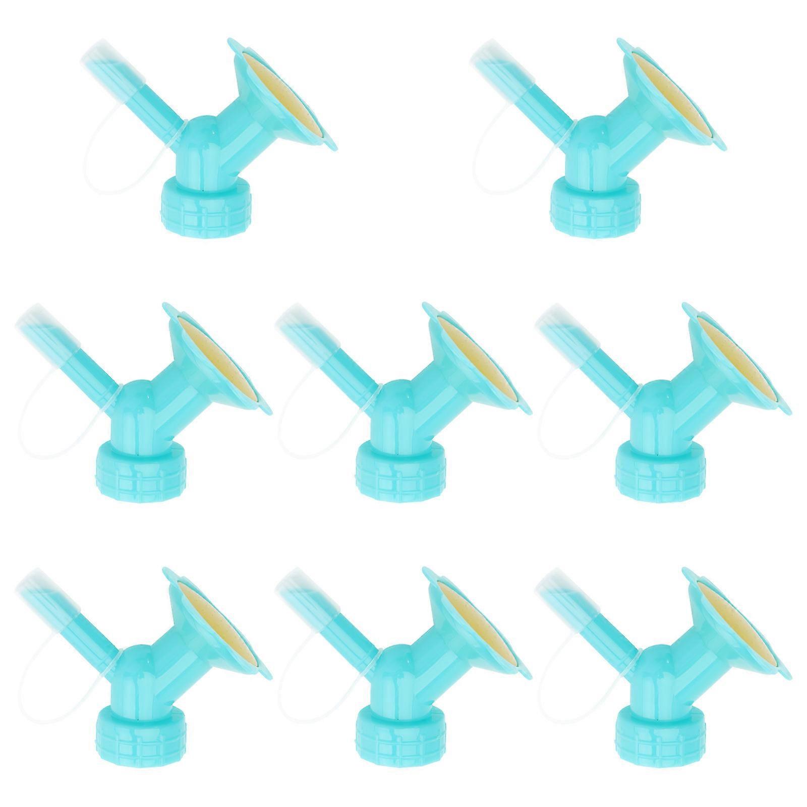 Portable Garden Sprayer Nozzle Dual-head Style Small Holes Side Design PP Material 8Pcs for Watering Plants